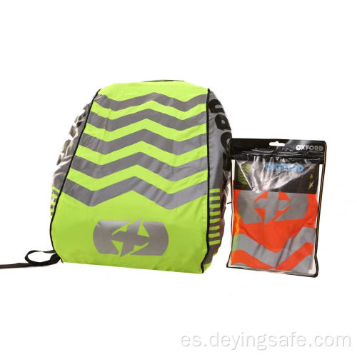 Funda de mochila impermeable reflectante